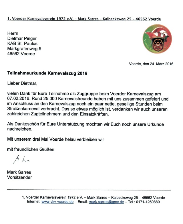 Dankesschreiben -Klicke und Bild erscheint in Farbe und Gr&ouml;&szlig;er